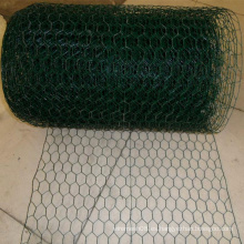 Malla de alambre hexagonal recubierta de PVC / malla de alambre de pollo